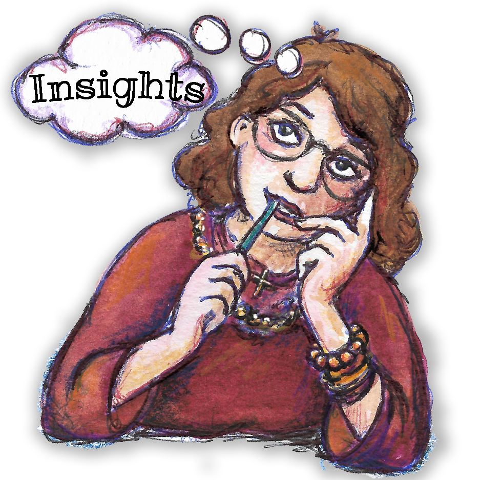 illustration of lady thinking, Erin kirke